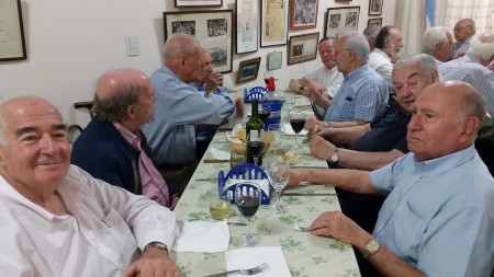 En primer plano Anello, Balduzzi, Gavaldá.